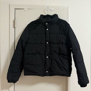 CHERRY LA WESTERN PUFFER JACKET (black)